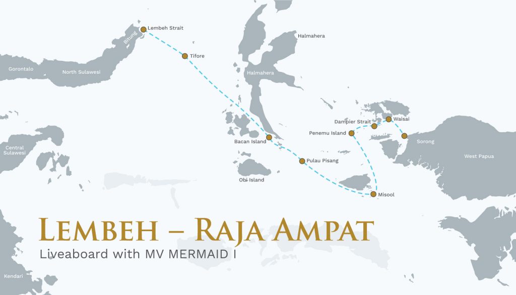 Lembeh –  Halmahera – Raja Ampat